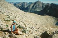 Ginny at Forester Pass